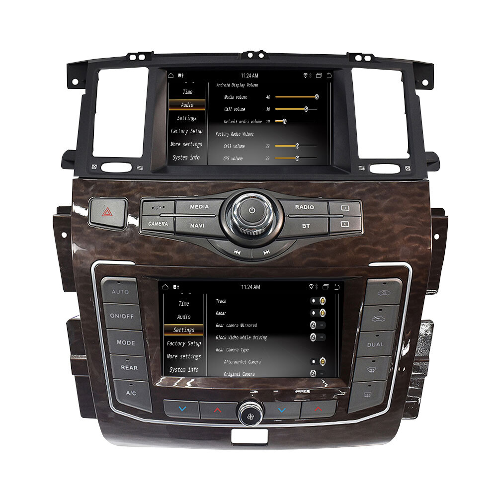 For Nissan patrol Y62 2010-2020 Car Radio GPS Multimedia Player Stereo 8GB+128GB