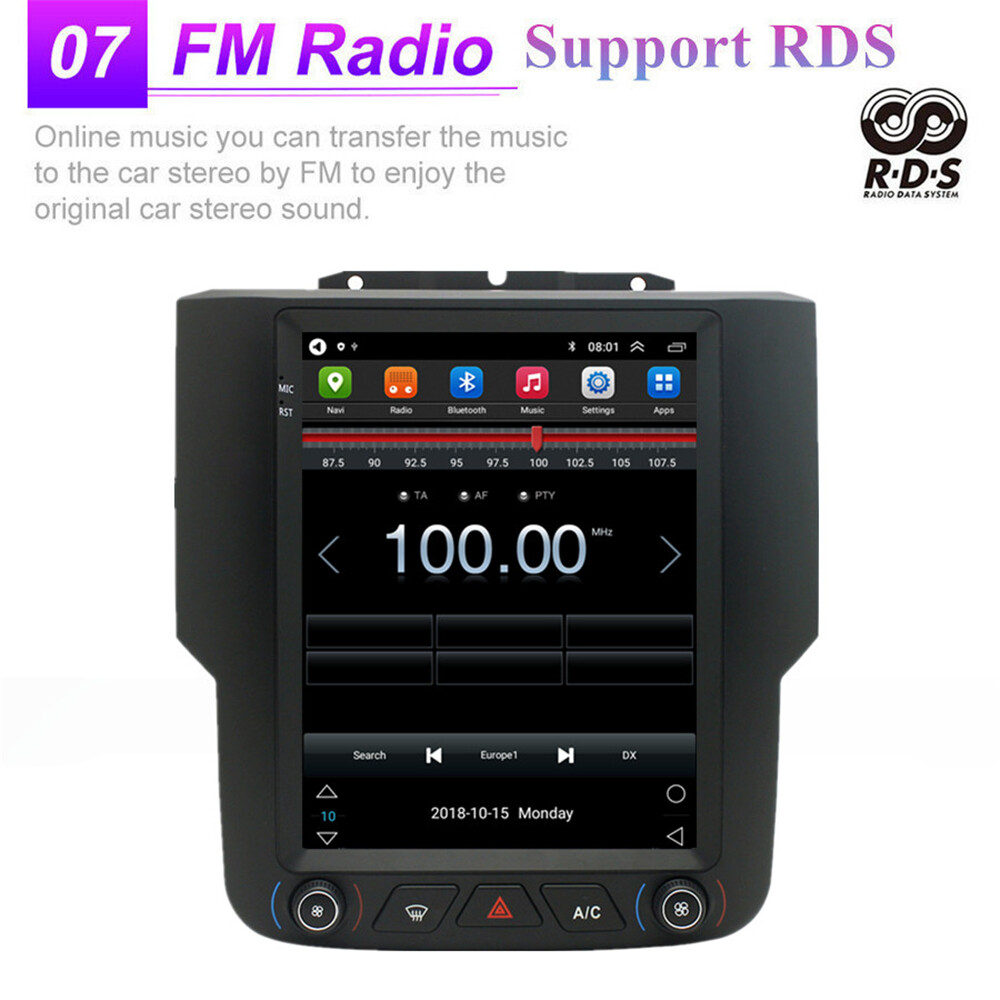 9.7”Android13 4+64G Car Stereo Radio Navi GPS For Dodge RAM 1500 2500 3500 4500