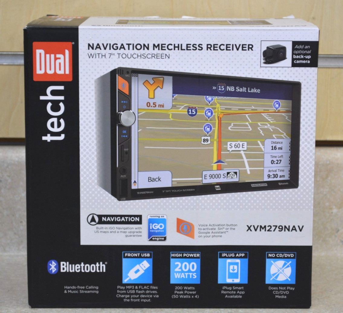 Dual 7″ LCD Navigation Receiver XVM279NAV *New/Open Box* FREE SHIPPING