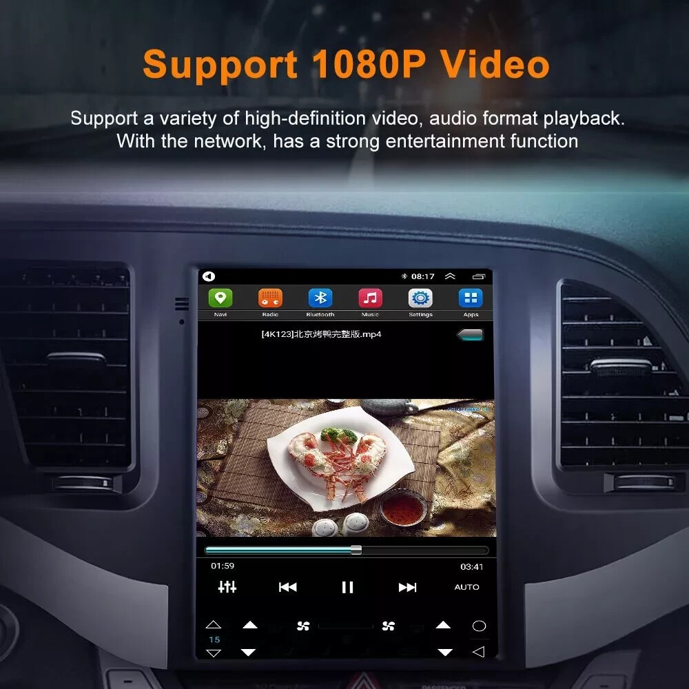 For Toyota Prado 2002-2009 Lexus GX470 Android Car Stereo Radio Carplay GPS Navi