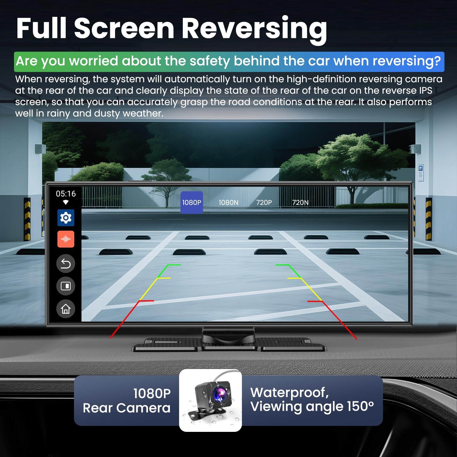 Largest 11.5 inch Wireless CarPlay Screen for Car,Built-in N-etflix/YouTube/T…