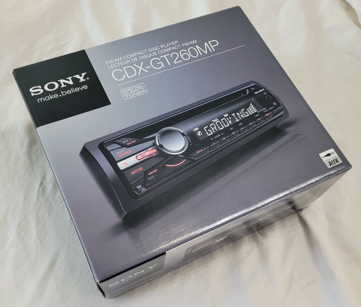 Vtg Sony CDX-GT260MP CD Player/MP3 In Dash Receiver W/clean Box NEW