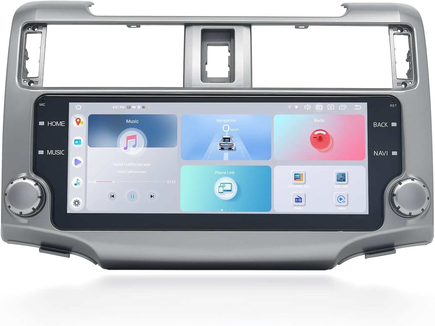 Roadanvi 2K 10.25″ Car Stereo for Toyota 4Runner 2010-2019 Apple Carplay Radio