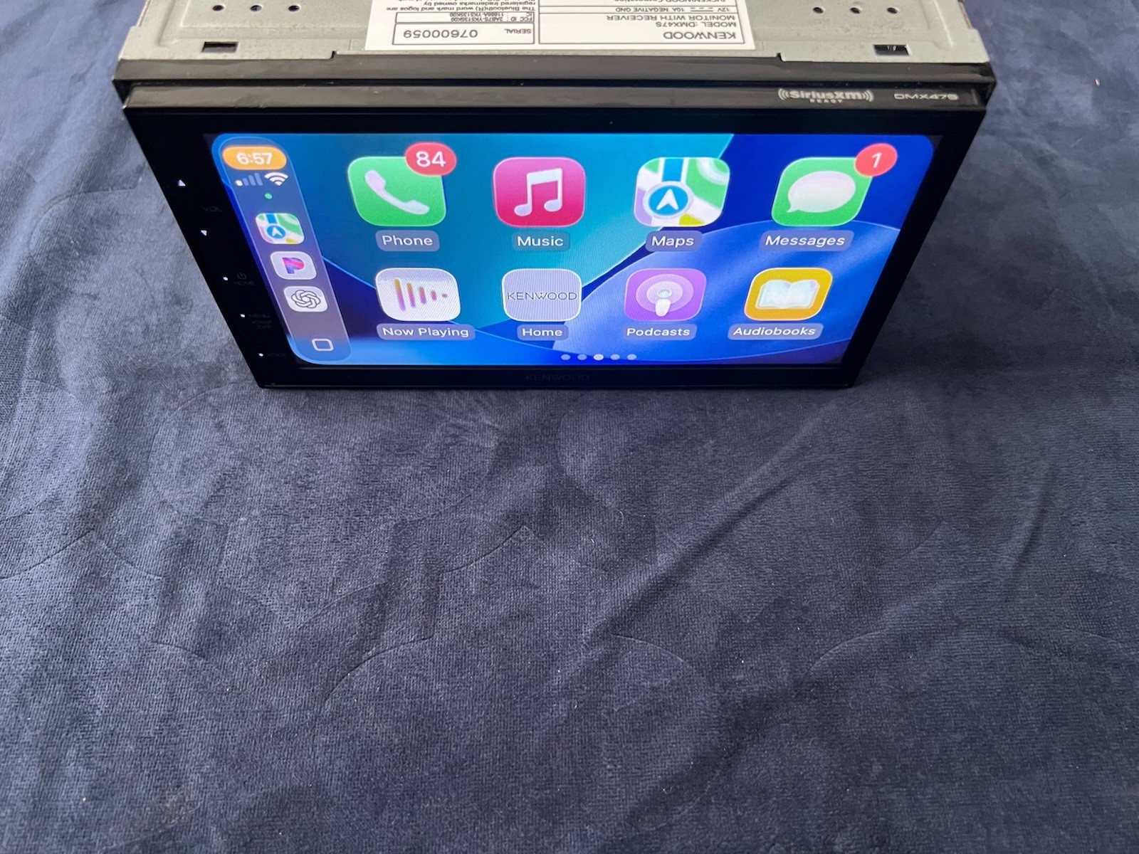 ⭐️Pre-Owned,TESTED⭐️ Kenwood APPLE CARPLAY|BT|USB|AM/FM-(DMX47S