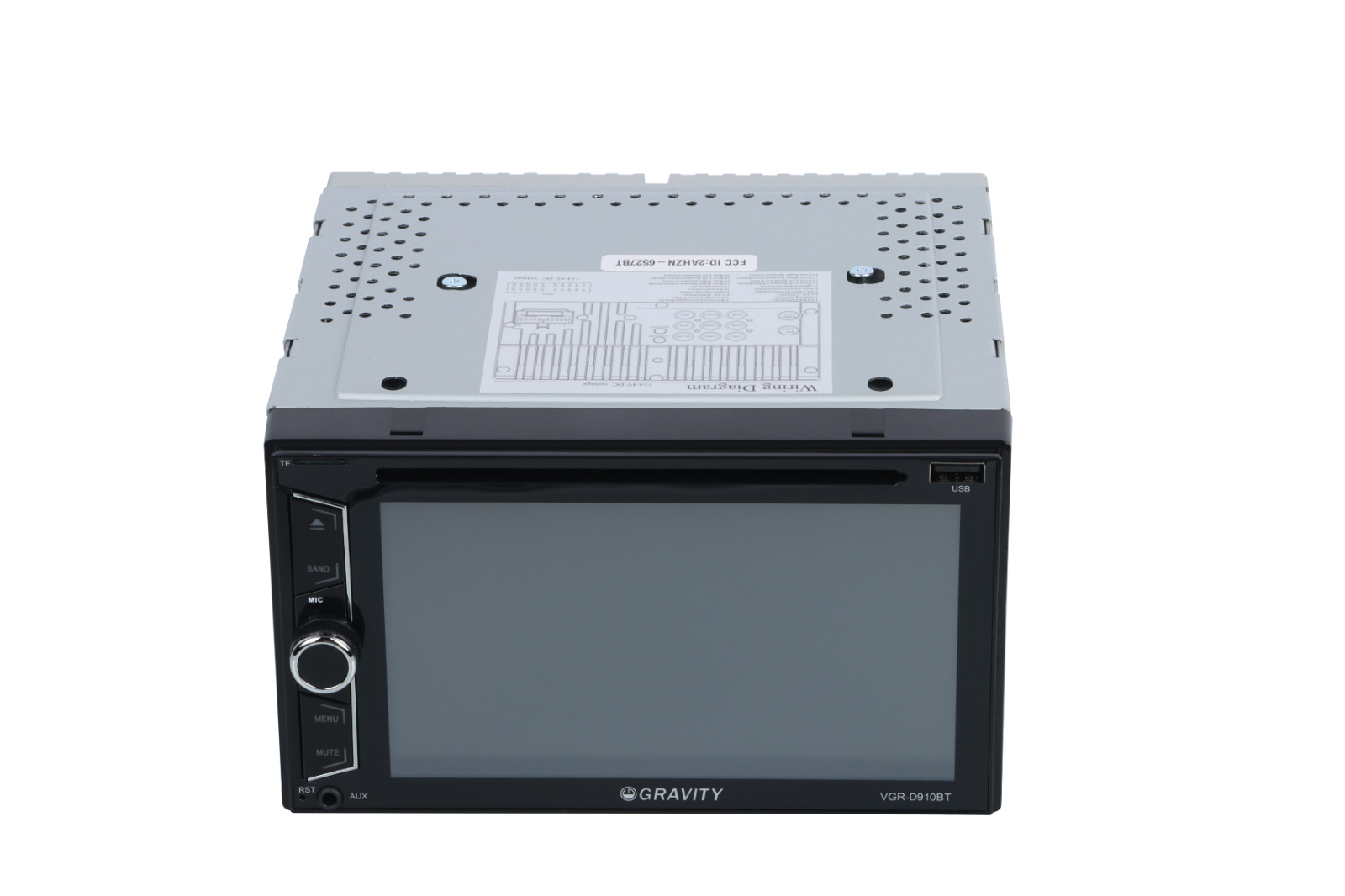 Gravity 6.2″ Car Stereo CD DVD 2Din Bluetooth Receiver with DVD/CD/MP3/FM/USB/SD