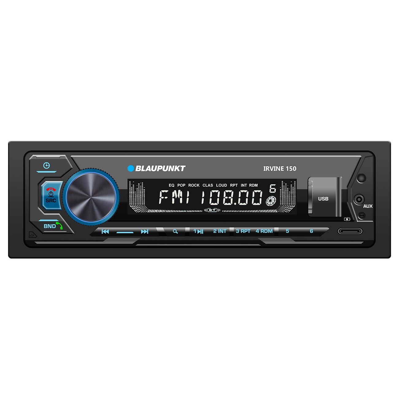 Blaupunkt Detachable Face Mechless AM/FM Receiver with Bluetooth USB/SD Inputs &