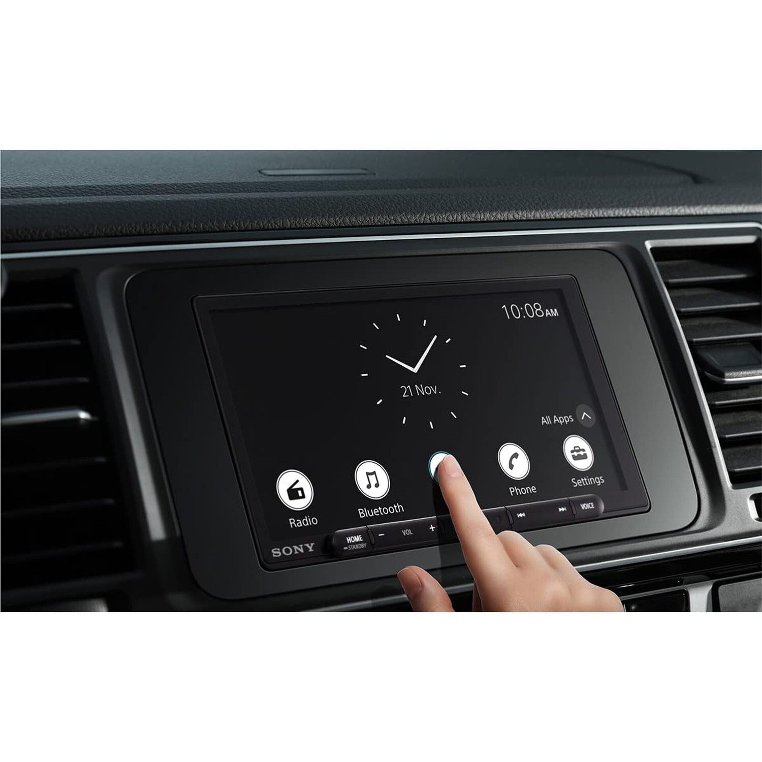 Sony XAV-AX6000 7″ AM FM Car Stereo- CarPlay, Android Auto + SiriusXM Satellite