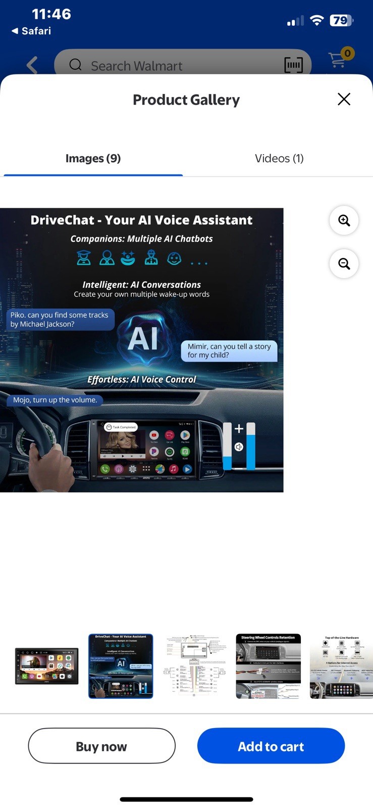S8 Gen2 ATOTO ANDROID IN-CAR OPERATION PANEL SCREEN