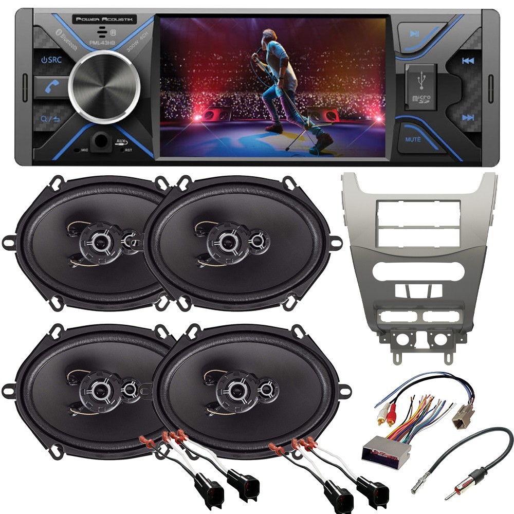 Bluetooth AM/FM Radio Car Stereo & Front/Rear Speakers for 2008-2011 Ford Focus