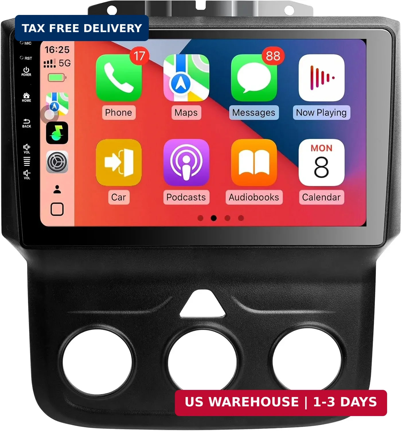 Car Radio Stereo for Dodge RAM 1500 2500 3500 2013-2018,9″ Android 13 Touchscree