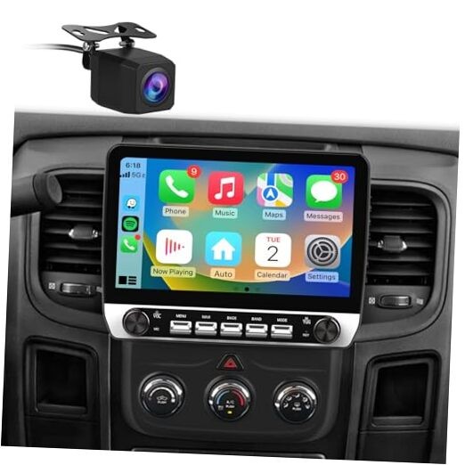 10.1″ Car Radio Stereo for Dodge RAM 1500 2500 3500 2GB+64GB 10.1′′ with Camera