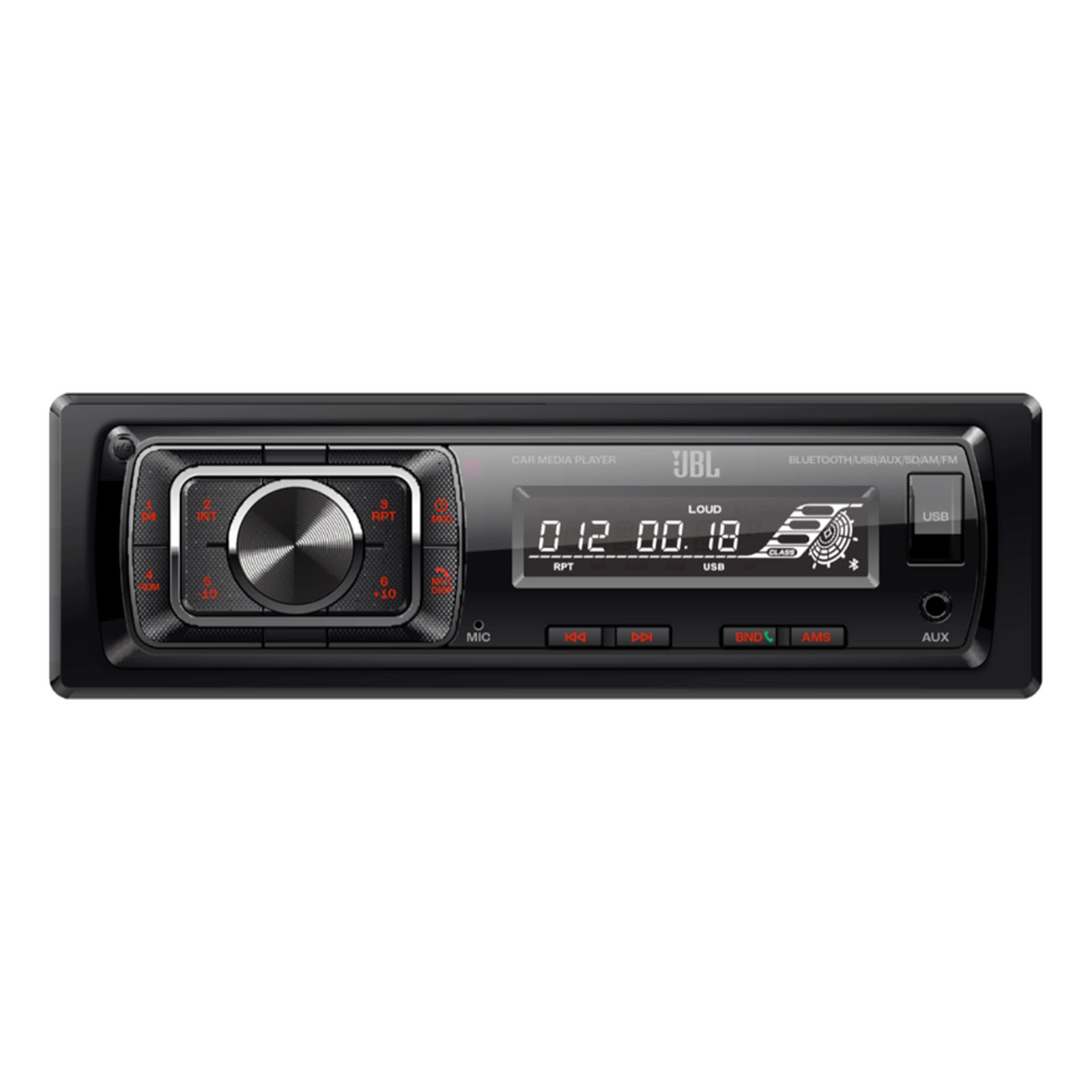 JBL Celebrity150 Single-DIN Bluetooth Radio, 2x 4×6″ 150W Max 2-Way Speakers