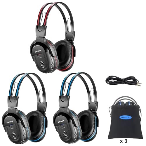 Infrared Headphones for Car DVD, Not Bluetooth, Universal 2 Channel IR