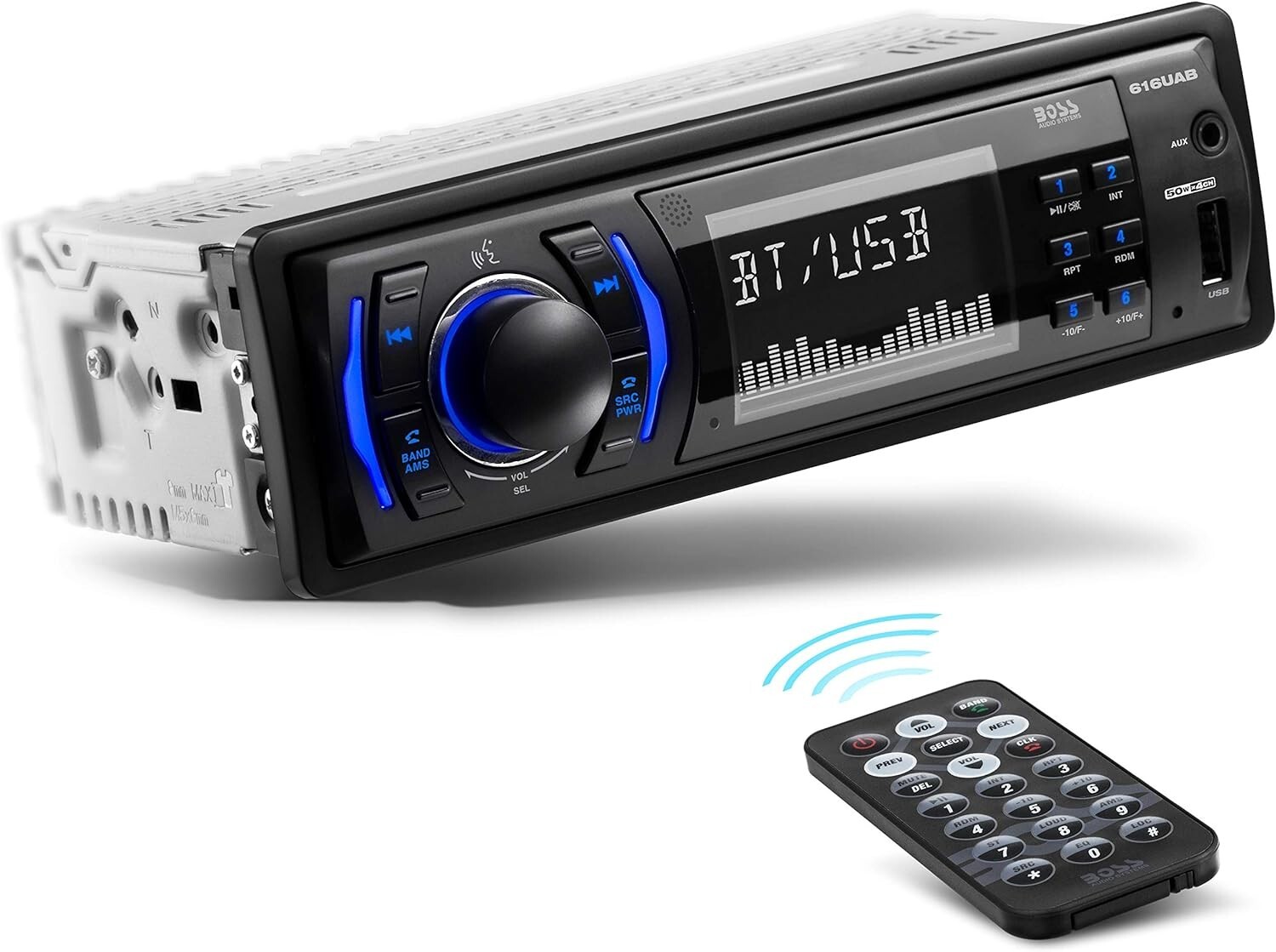 Audio Systems Car Stereo,Bluetooth,AM/FM, Wireless Remote Control,MP3/USB/Aux-in