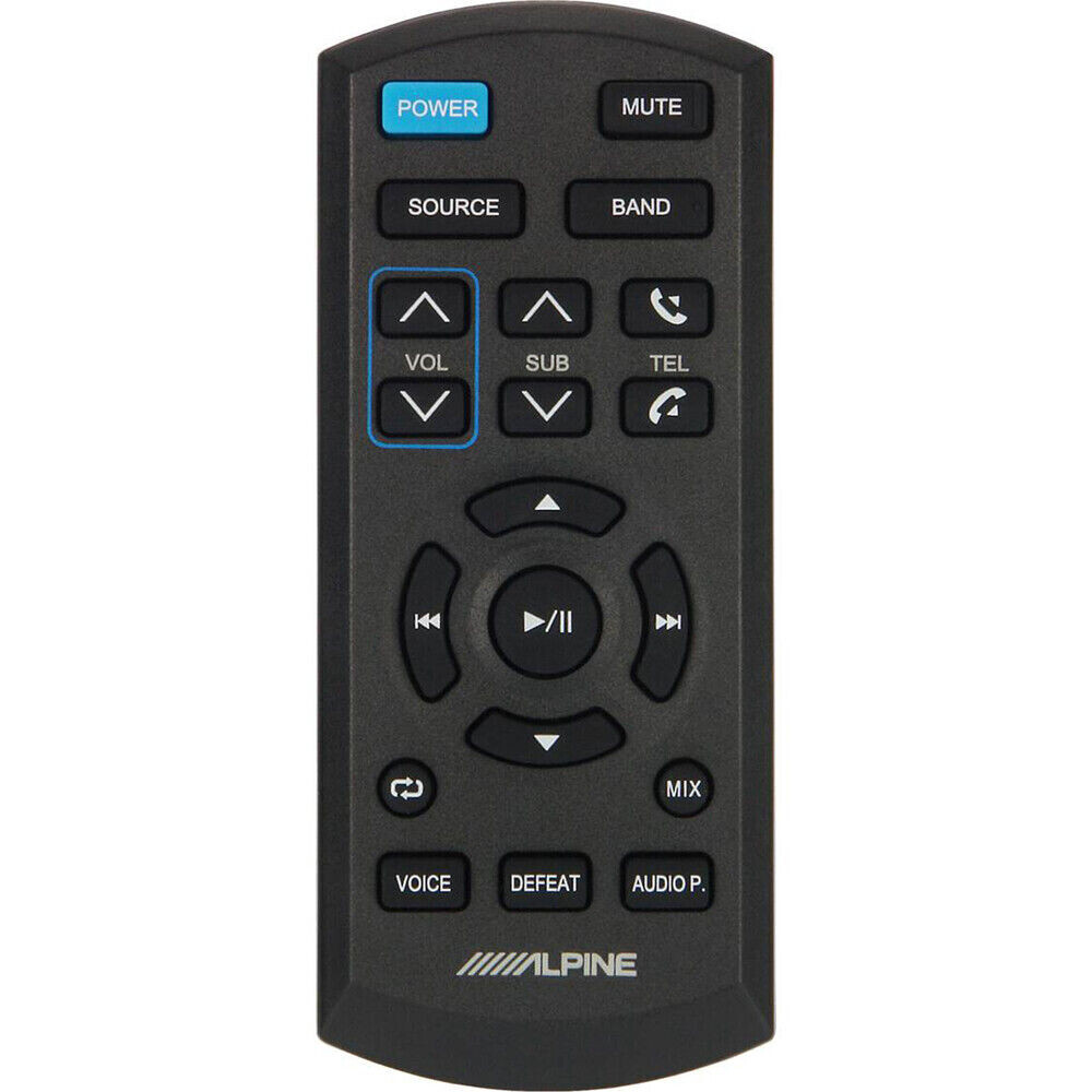 Alpine UTE-73BT Single-DIN Digital Media Receiver with Bluetooth + Remote Contro