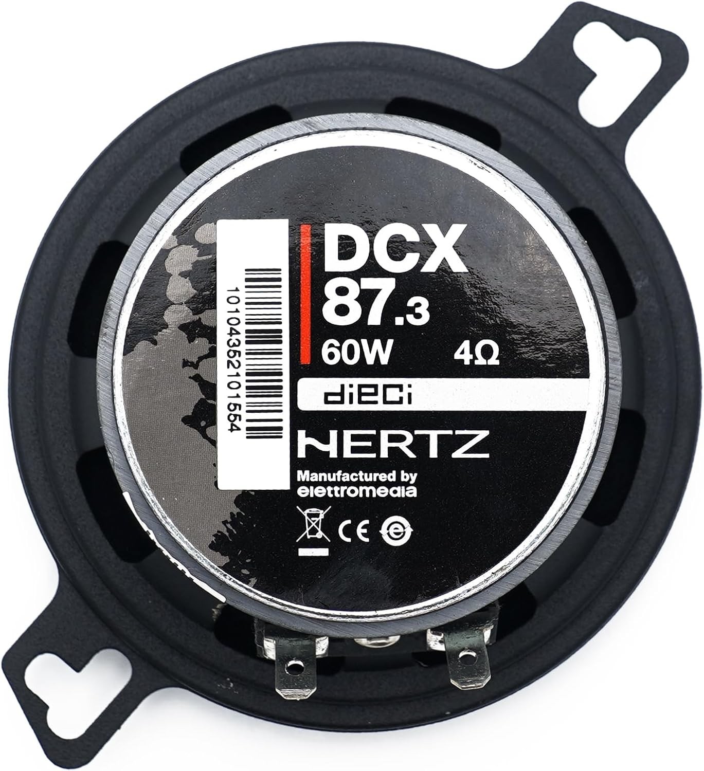 HERTZ Dieci DCX-87.3 3.5″ 2-Way Coaxial Car Audio Speakers Pair 60W Max New