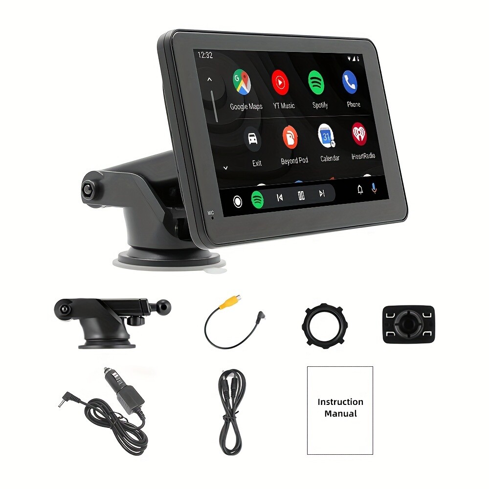 Universal 7-inch touch screen car stereo wireless portable Android iOS wireless