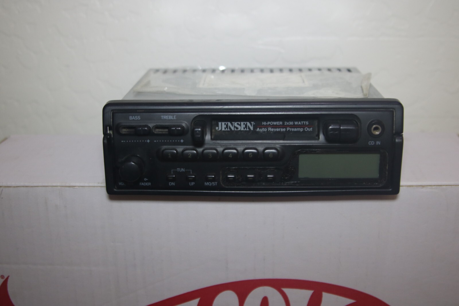 Jensen Pull Out Cassette Car Stereo Headunit Vintage 1980s-1990s