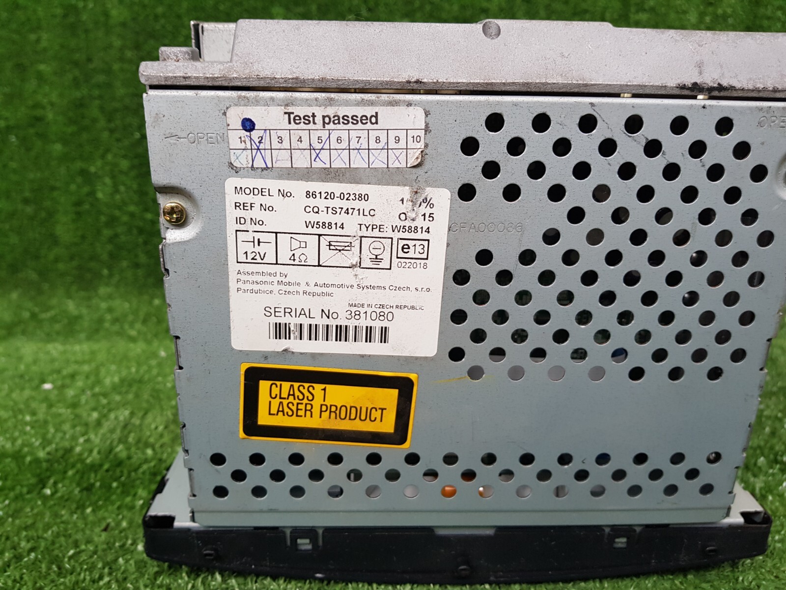 Toyota 8612002380 86120-02380 Cq-ts7471lc Cqts7471lc Original Car Radio