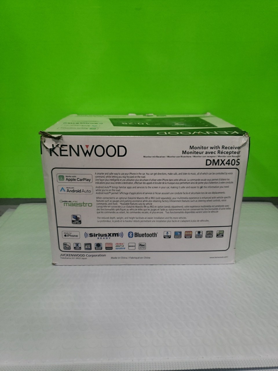 Kenwood DMX40S MultiMedia Receiver (No CD)Compatible With Apple CarPlay Open Box