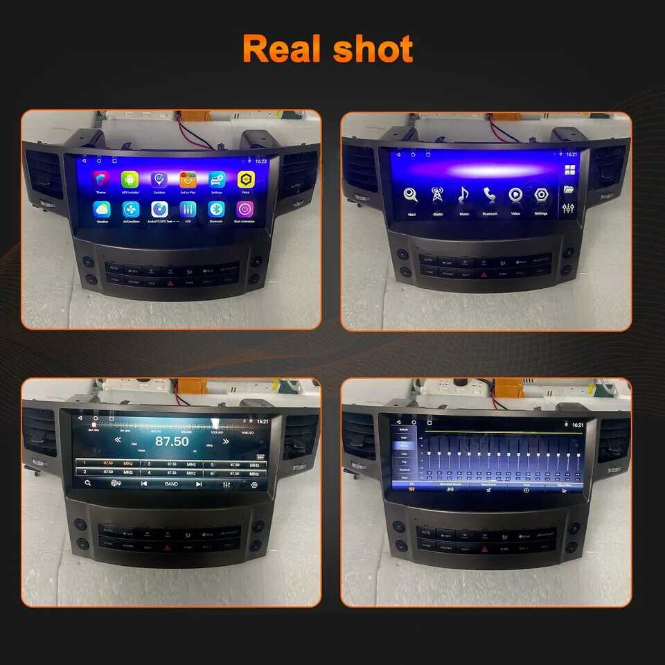 12.5″ Android Carplay Car Stereo Radio GPS Navi 4+32GB For 2007-2015 Lexus LX570