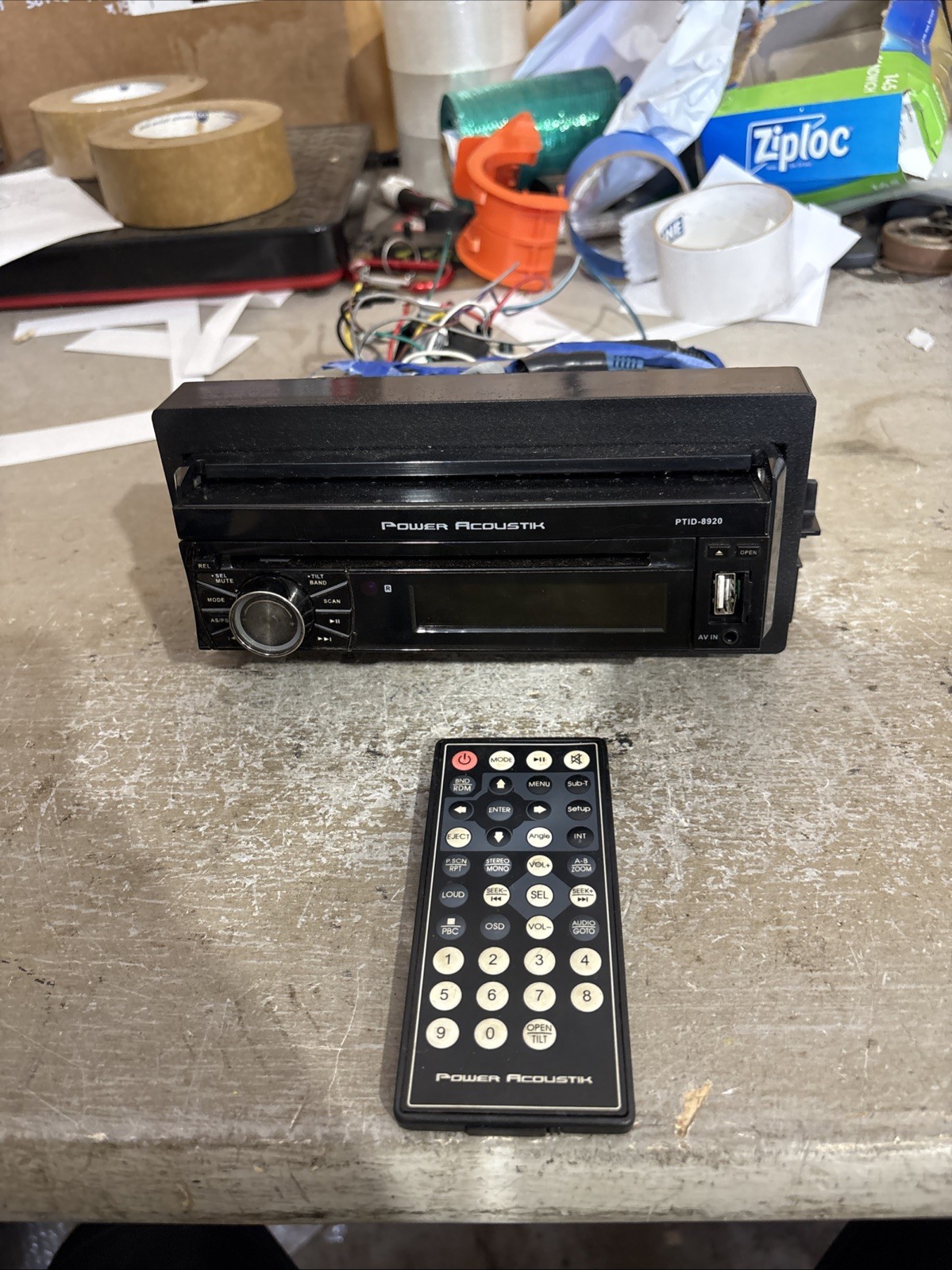 Power Acoustik PTID-8920 Car Stereo DVD CD MP3 Radio USB