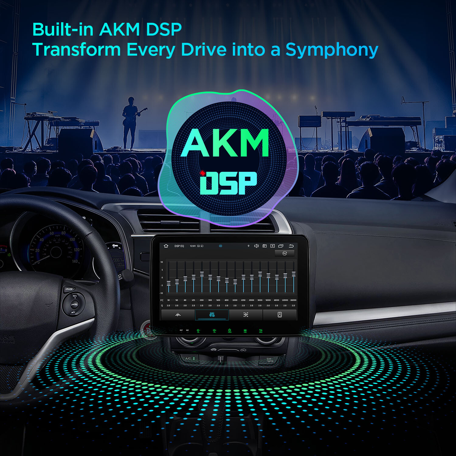 XTRONS 2-DIN 10.1″ Android 14 Car GPS Stereo 8-Core 4+64GB Radio BT5.0 WiFi 4G