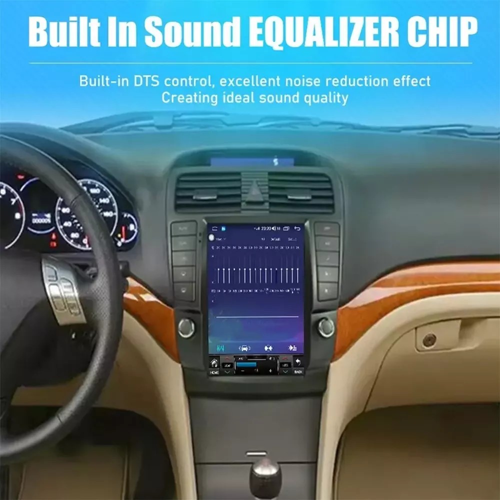 9.7” 6+128GB Android Car Radio Stereo Carplay GPS Navi For Acura TSX 2004-2008