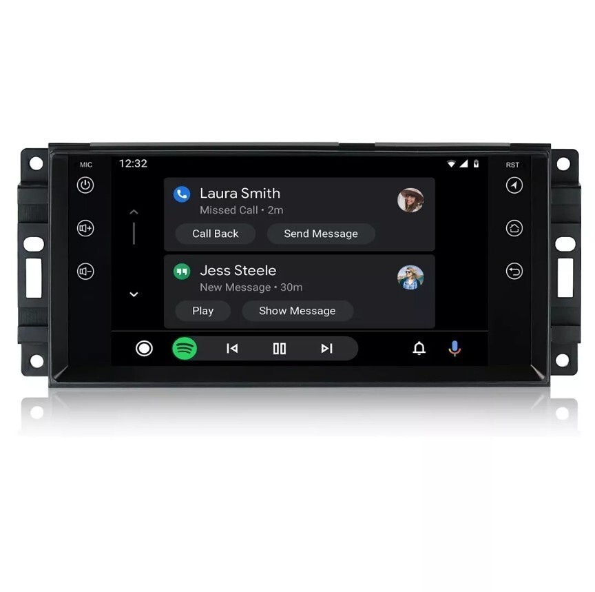 7″ Android Screen Carplay Car GPS Stereo Radio For Jeep Wrangler Dodge Chrysler