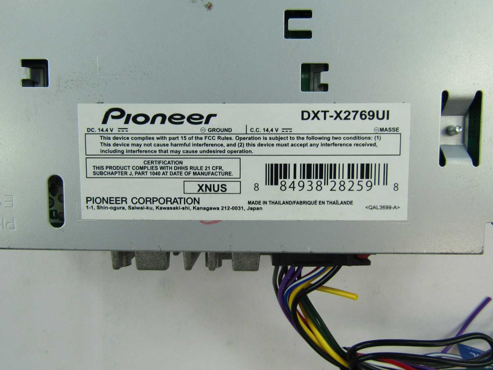 Pioneer Car CD Player Mixtrax DXT-X2769UI Car Audio System Player