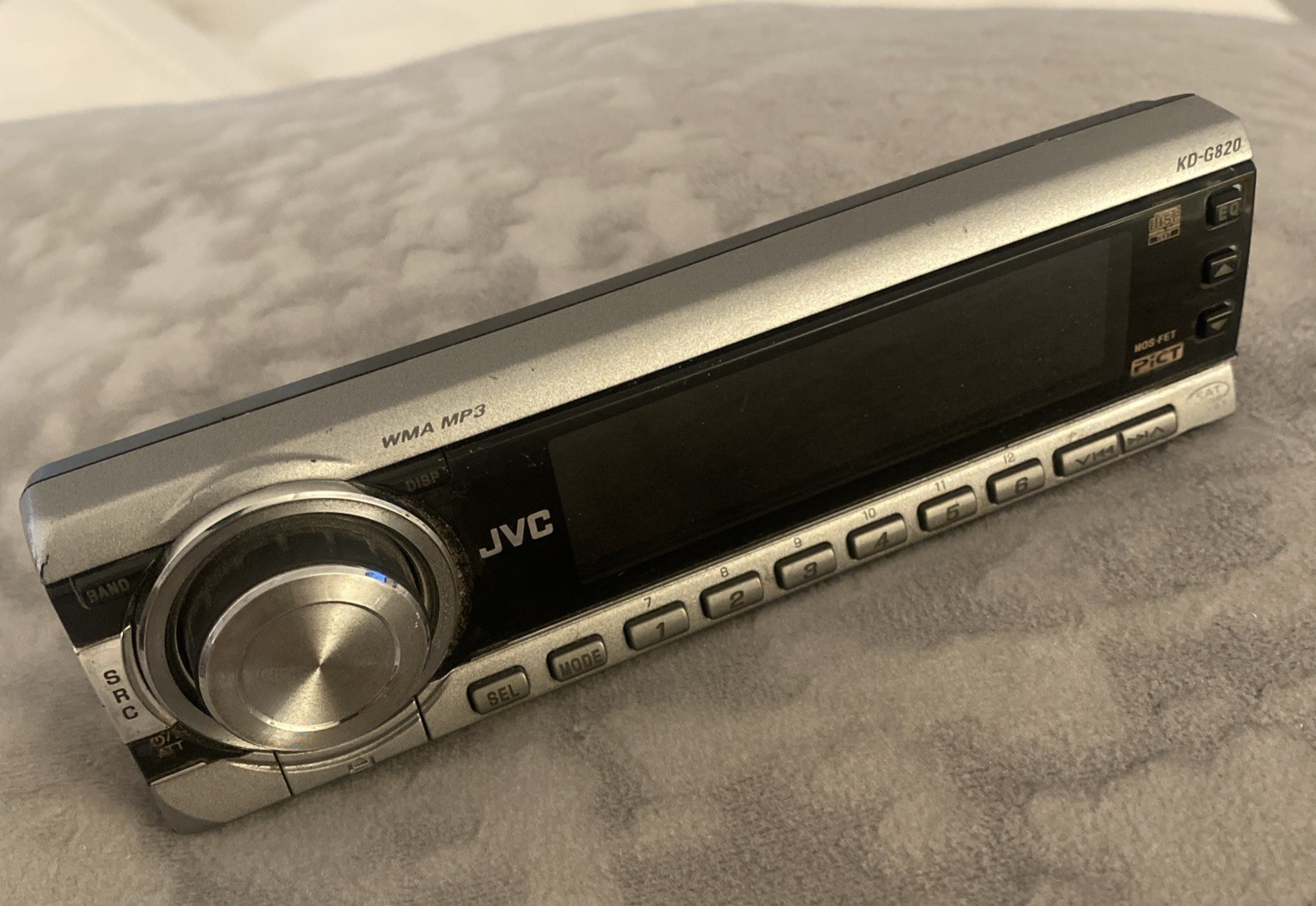 JVC KD-G820 Car Stereo Deck Faceplate Head Unit Only Replacement Part UNTESTED