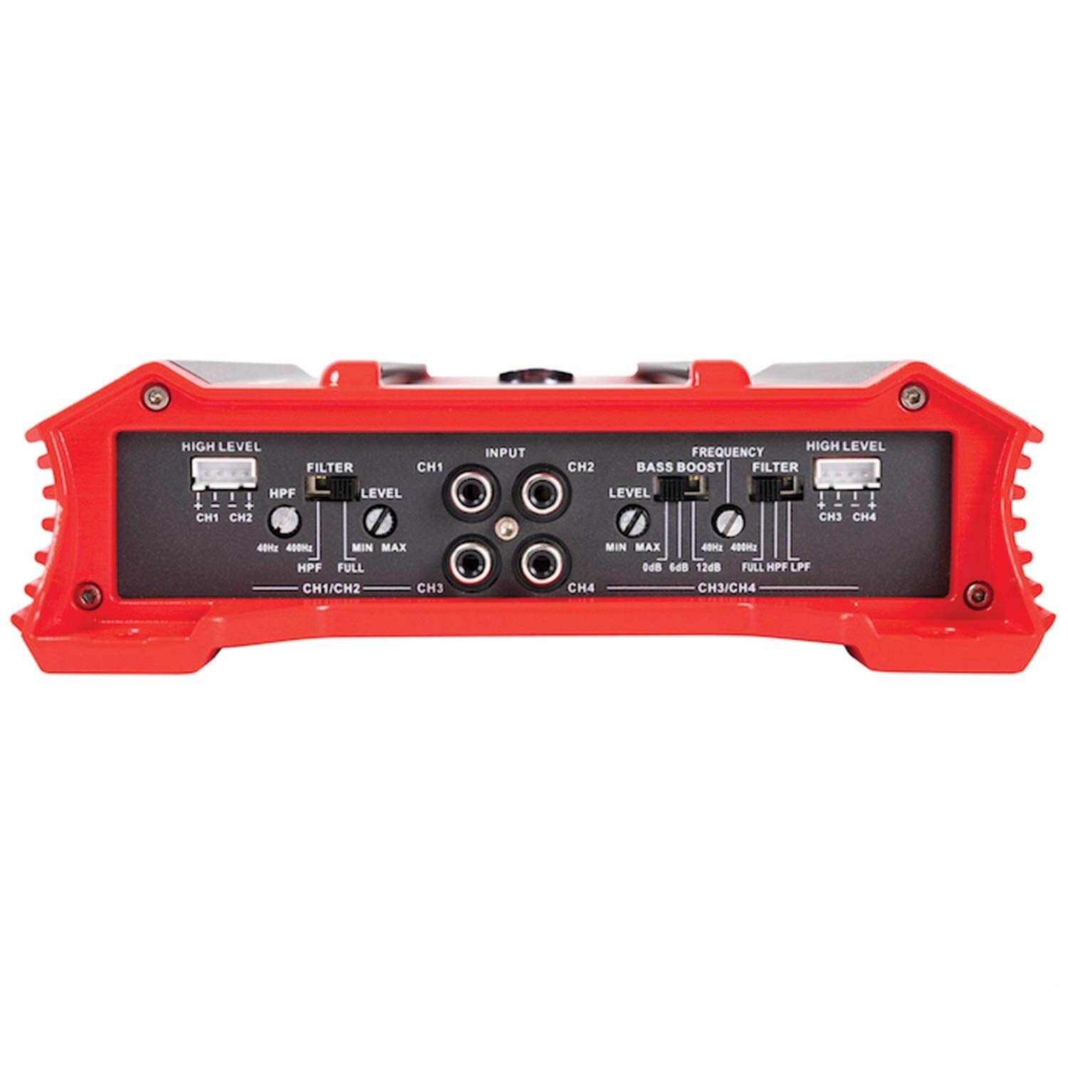 Crunch GP-1000.4 1000W Ground Pounder Four Channel Car Audio Amplifier Stereo