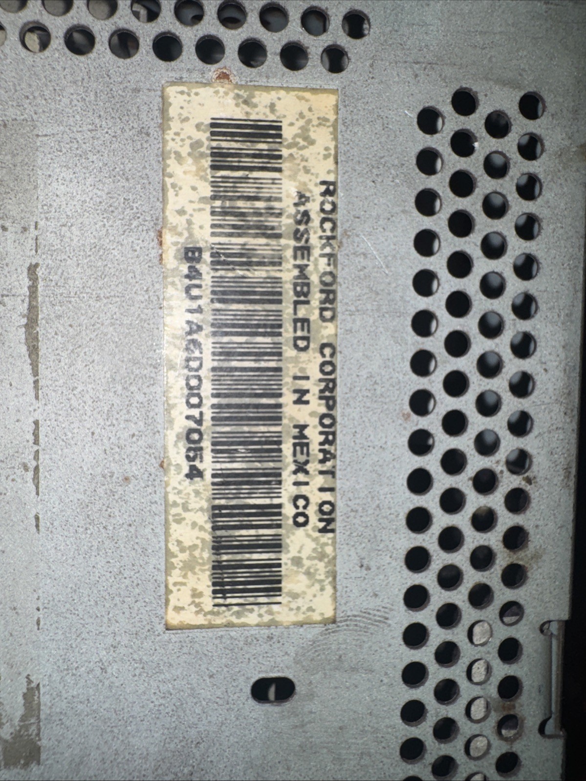Rockford Fosgate CD Player RFX-8102 Removable Faceplate