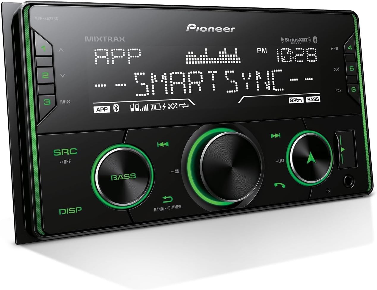 Double Din Car Stereo Bluetooth USB | Digital Media Receiver, SiriusXM, 50W x 4