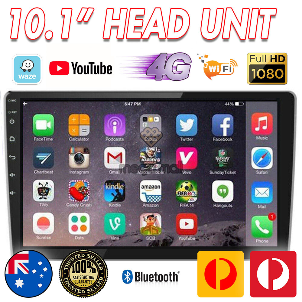 10.1″ Touch Screen Android Car DVD Stereo GPS Head Unit Radio USB WIFI RCA Carpl