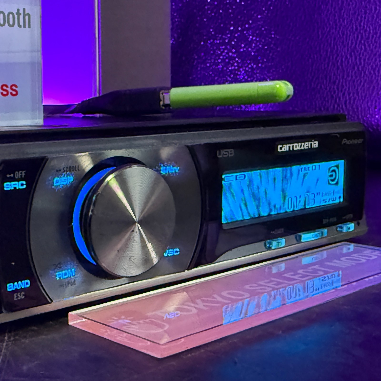 Pioneer Carrozzeria DEH-P630 1DIN Car Audio CD USB Player Added Bluetooth Stock