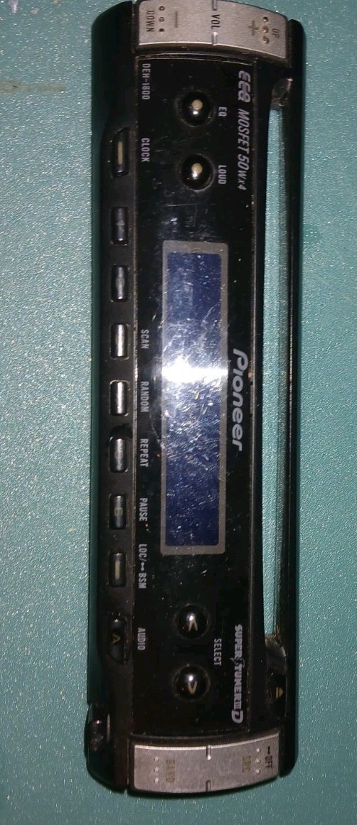 Pioneer DEH-1800 Car Stereo ~ CD Radio FACEPLATE ** Face Plate ONLY ** -H