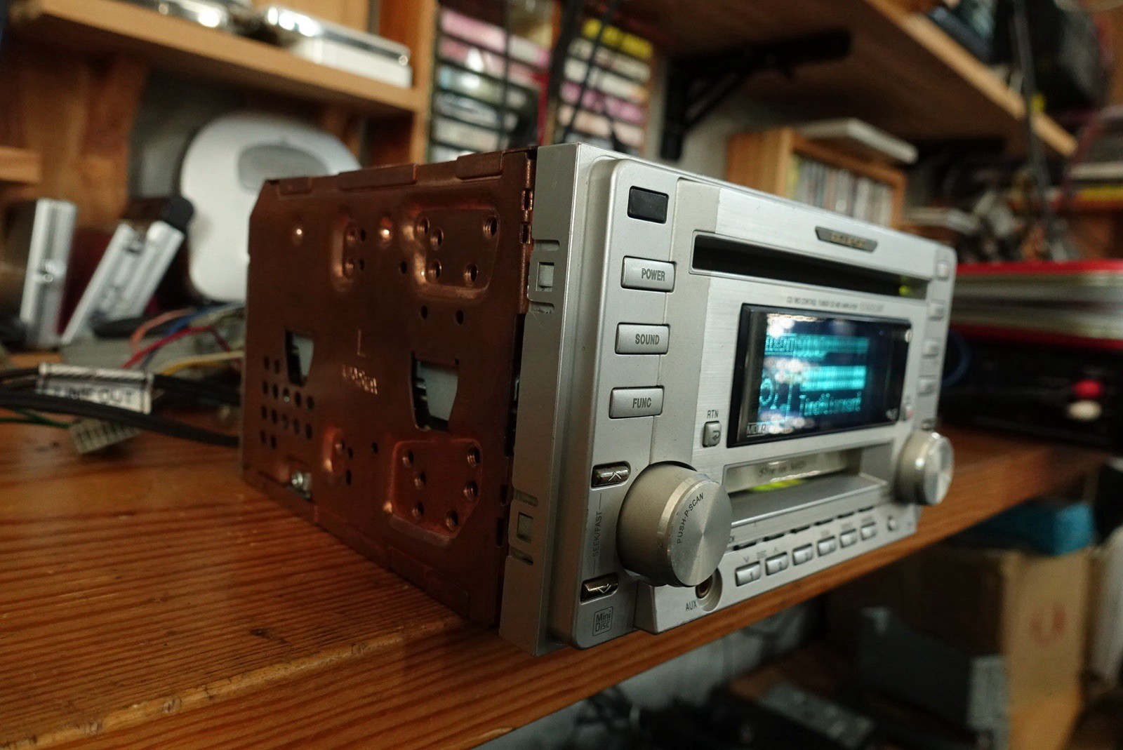 Eclipse E5503CMT.Hi End CD/MD/Aux Player. Copper Chassis.