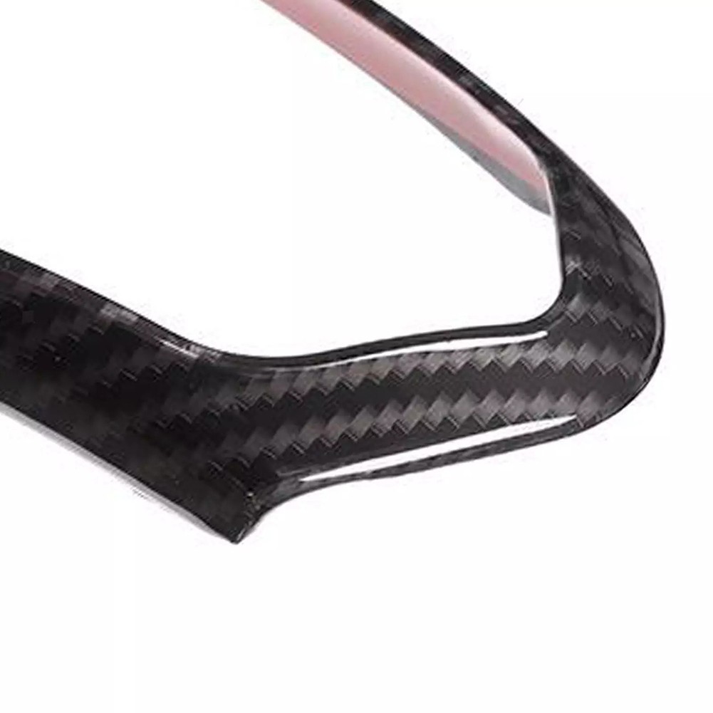 Car Carbon Fiber Steering Wheel Button Switch Trim Covers For BMW for M3 F80 F82