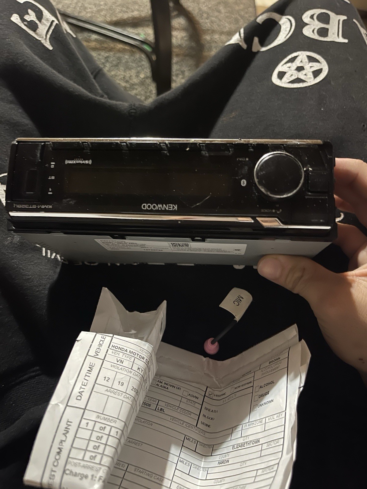 Kenwood KMM-BT328U KMM-BT332U Media Receiver Remote Control