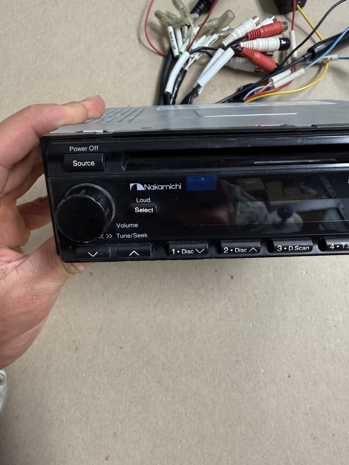 Nakamichi CD-45z 1DIN Car Audio CD Receiver Vintage 20-bit DAC JDM Ships 1 Day