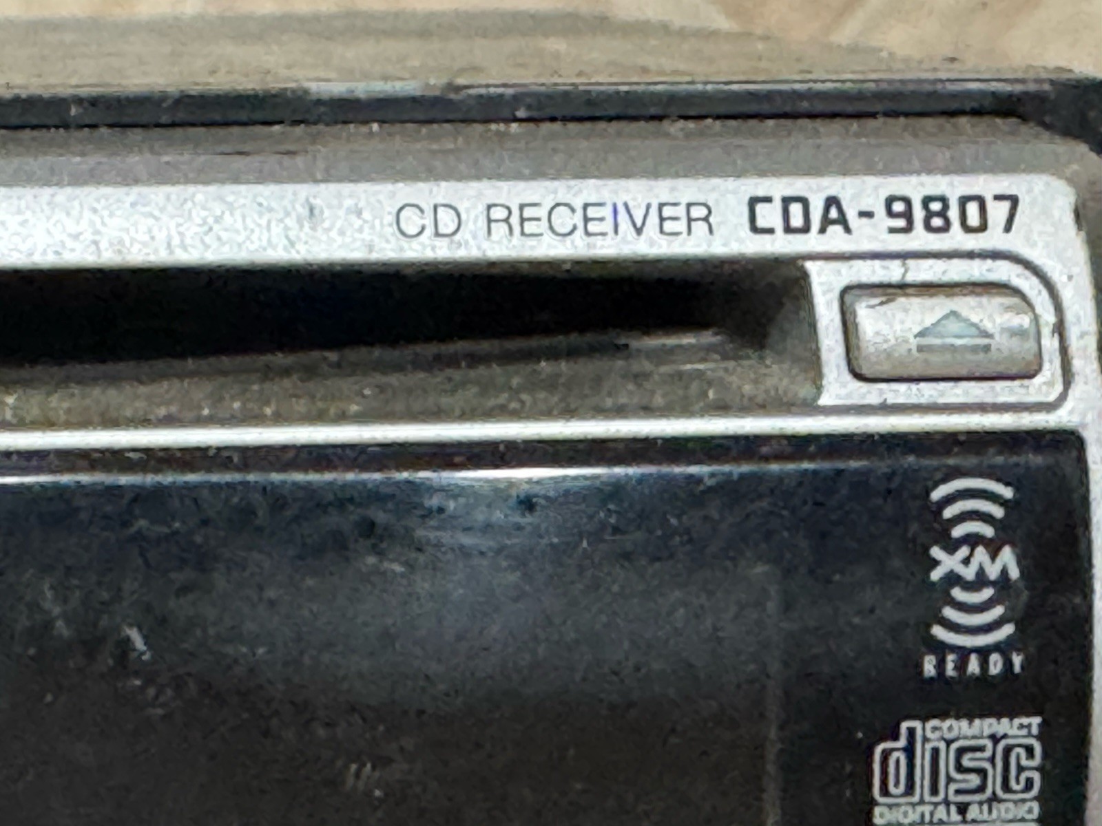 Alpine CDA-9807 CD Player In Dash Receiver Untested /Parts Repair