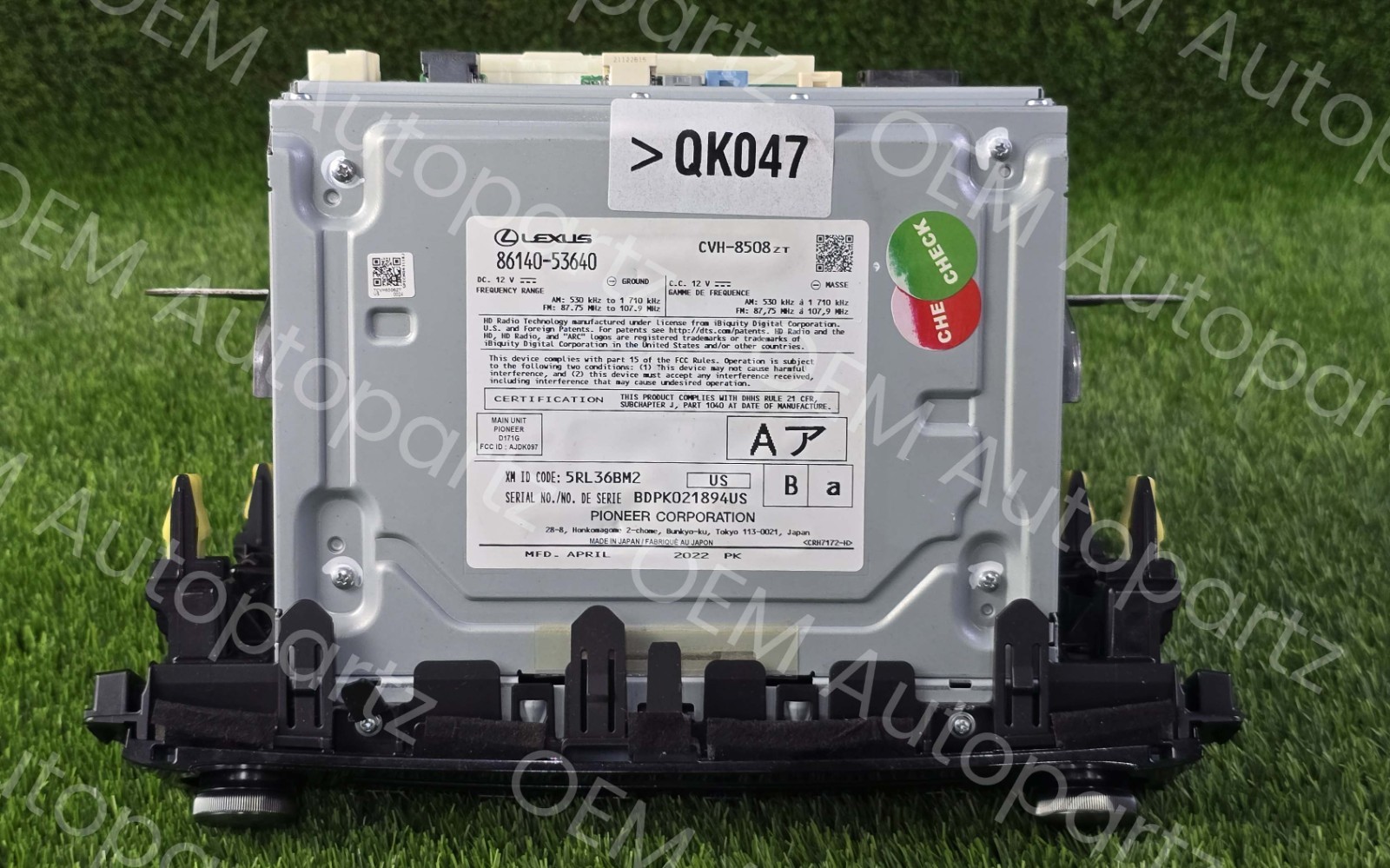 Lexus IS250 IS300 IS350 2020-2024 Gracenote Radio control Unit 86140-53640 Used