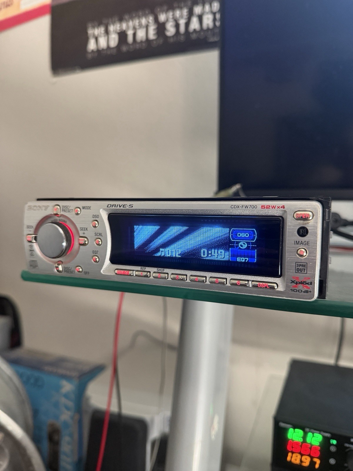 Sony CDX-FW700 Cd/Xm/Aux Old School Car Stereo CD Player 🌌Tested Working🌌