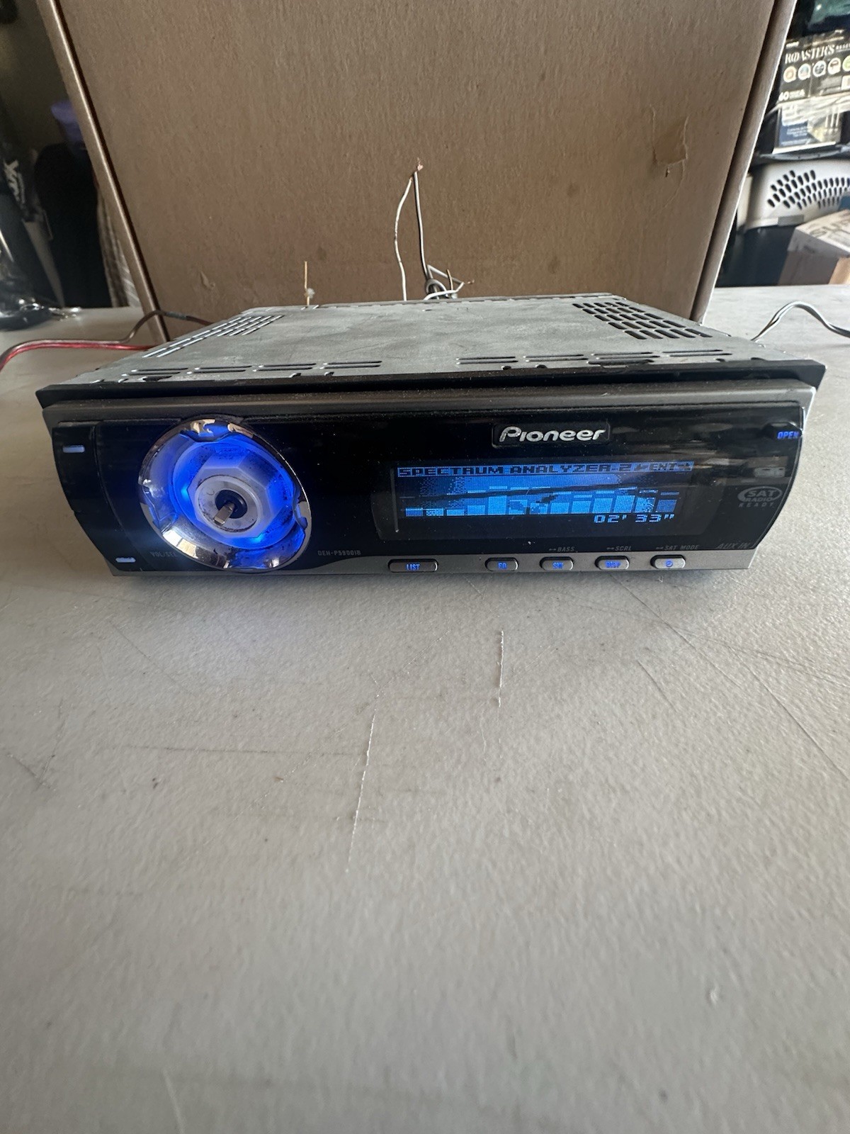 PIONEER DEH-P5900IB Old School CD Player Graphics! Lot Of Two, No Knobs