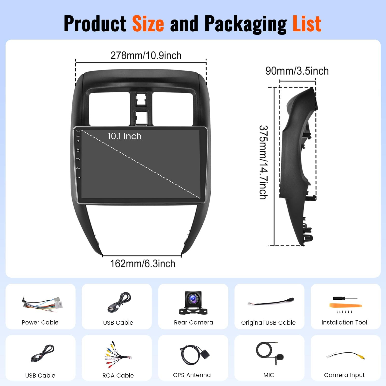 Realdio 2+64GB Nissan Versa Car Radio