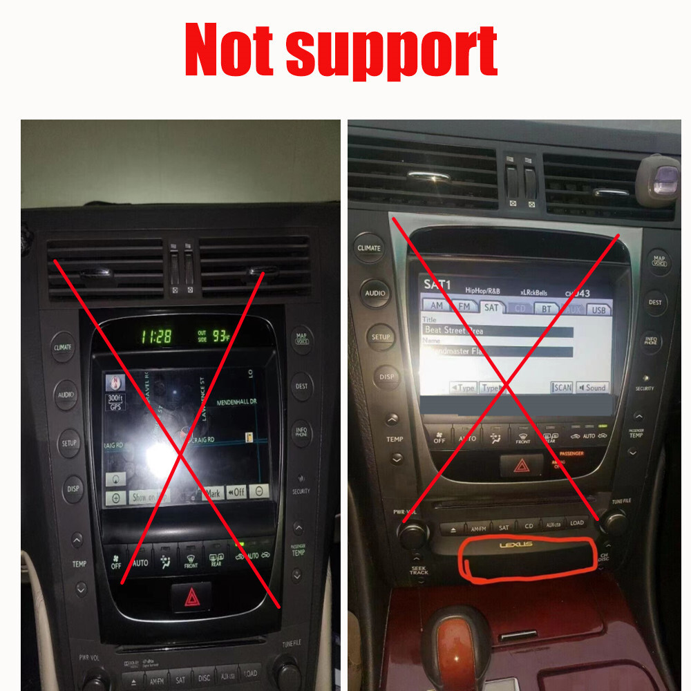 12.1″ Tesla Style Car Gps Navigation Radio For Lexus Gs Gs300 Gs350 2004-2011