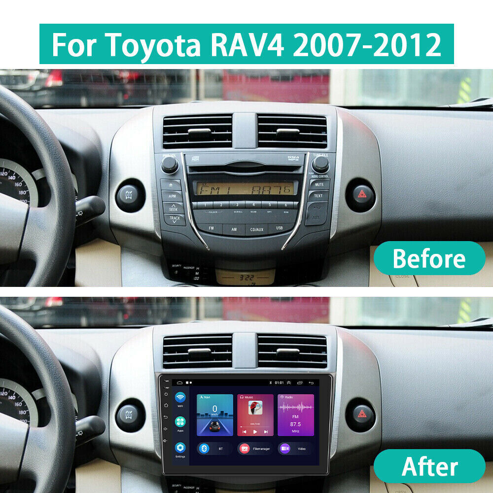 ADH Backup Camera For Toyota Rav4 2007-2011 Android Car Radio Stereo Large Navi