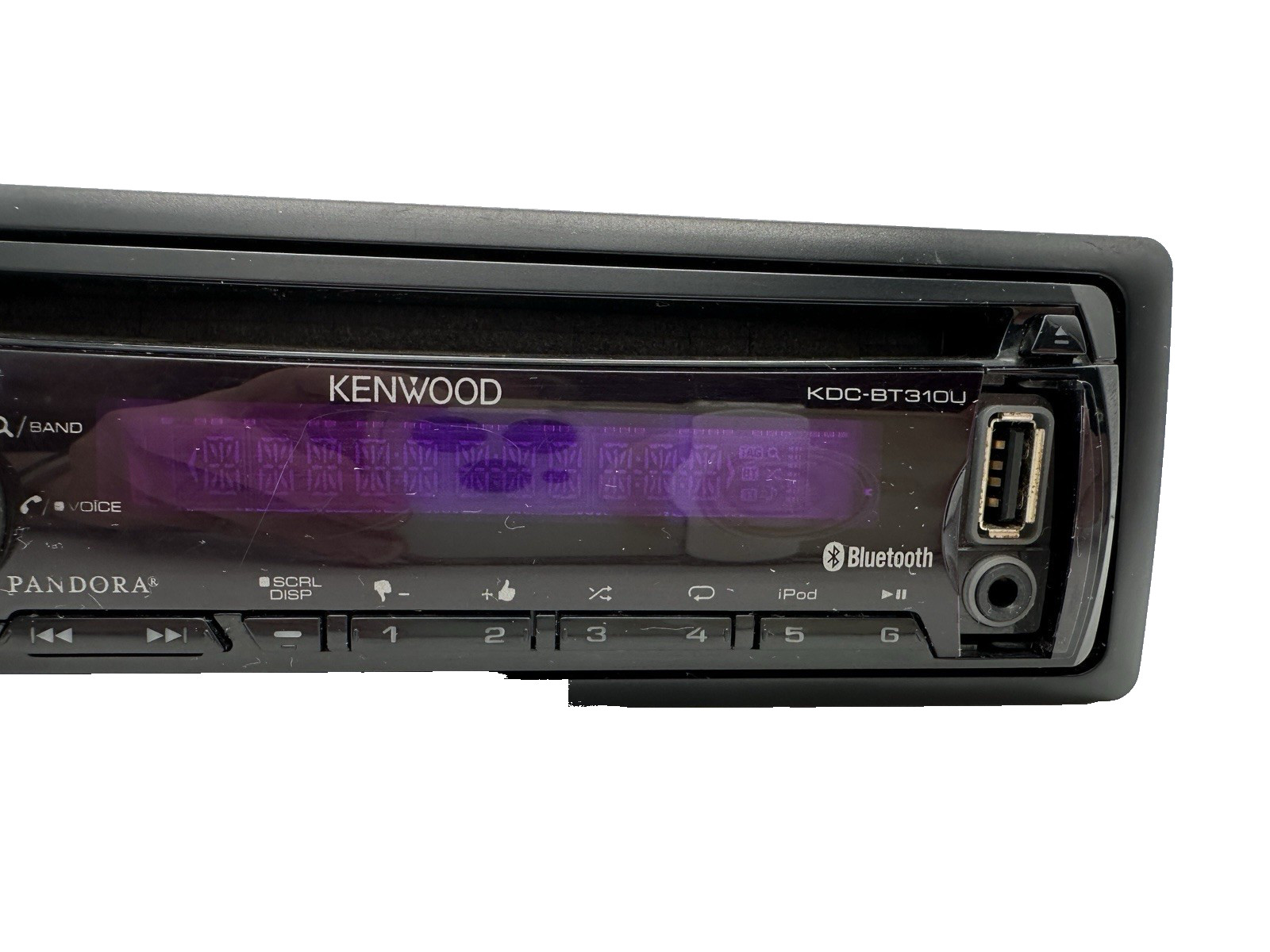 KENWOOD KDC-BT310U Bluetooth CD Player AM/FM MP3 USB AUX with Remote