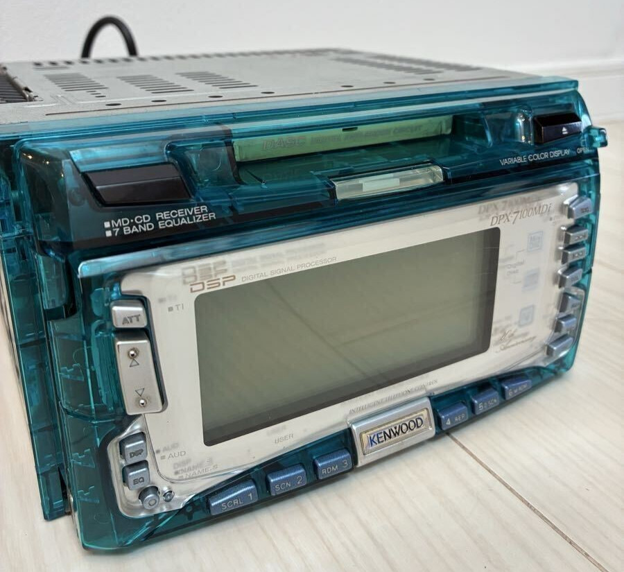 KENWOOD DPX-7100MDi 20th Anniversary Limited Clear Panel CD MD Minidisc Player